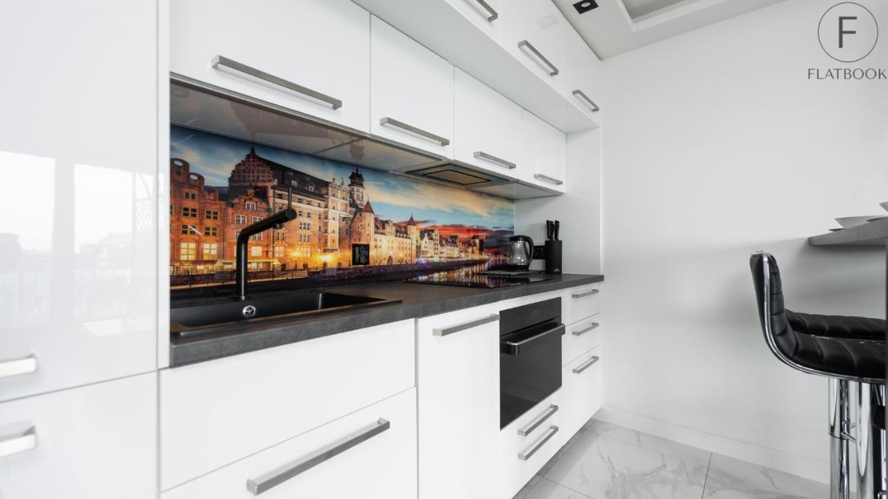 גדנסק Flatbook Apartments Waterlane Island Spa With Riverview מראה חיצוני תמונה