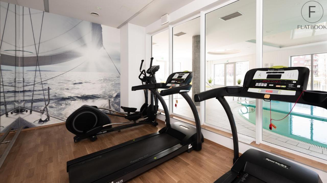 גדנסק Flatbook Apartments Waterlane Island Spa With Riverview מראה חיצוני תמונה