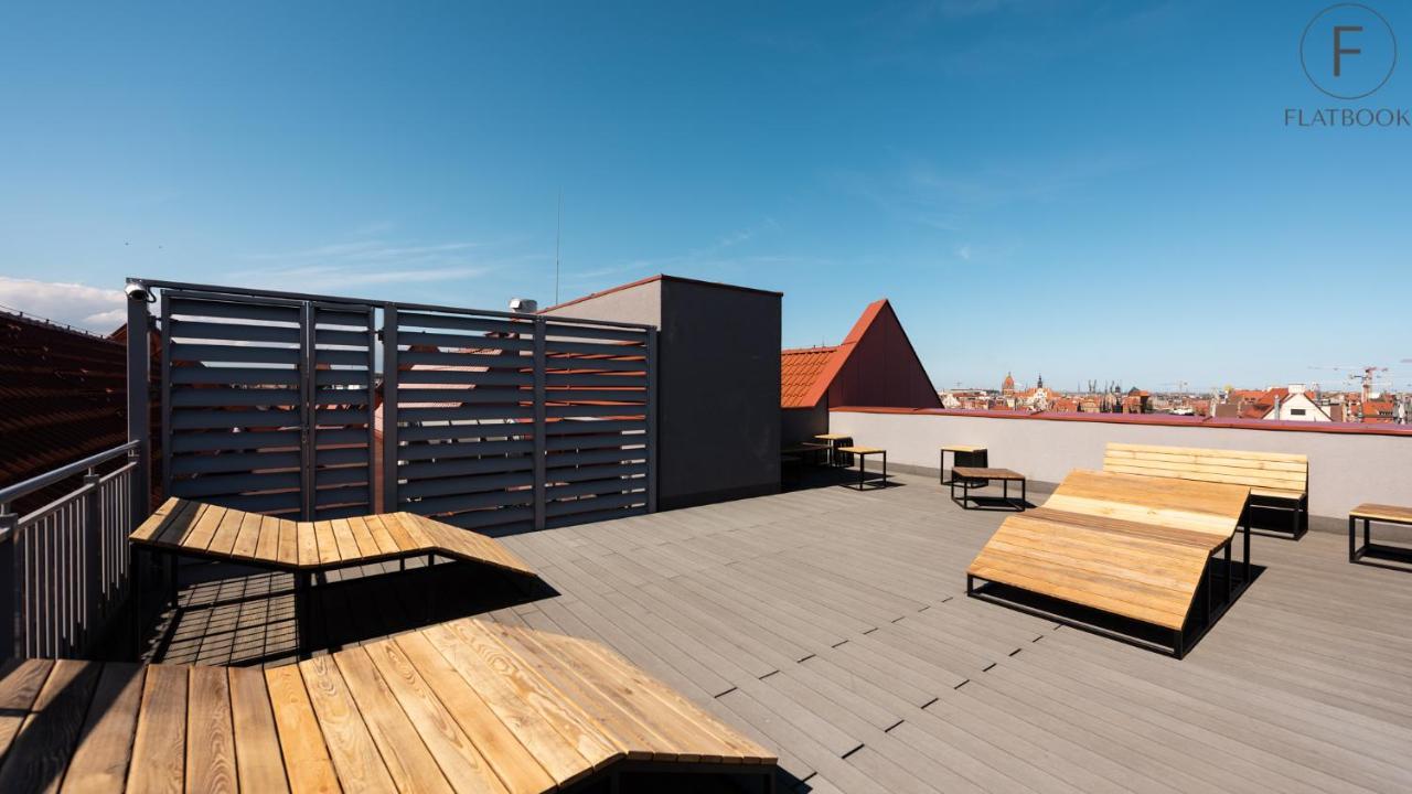 גדנסק Flatbook Apartments Waterlane Island Spa With Riverview מראה חיצוני תמונה