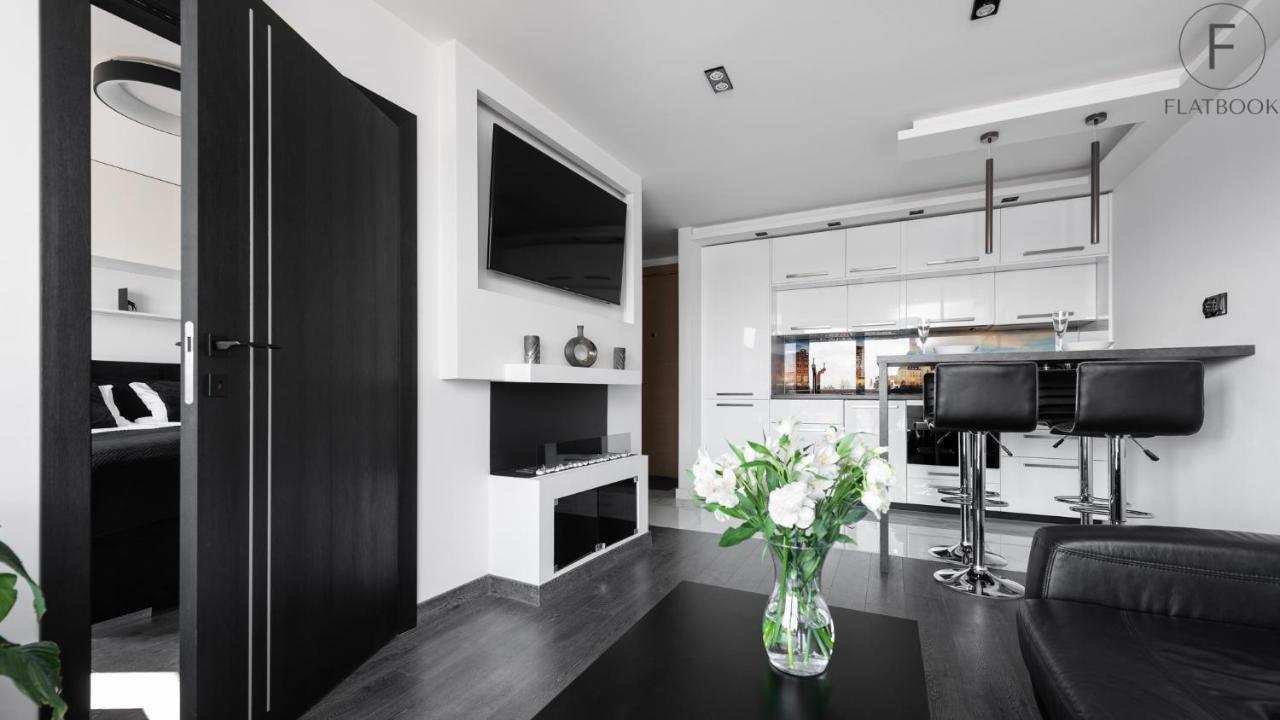 גדנסק Flatbook Apartments Waterlane Island Spa With Riverview מראה חיצוני תמונה