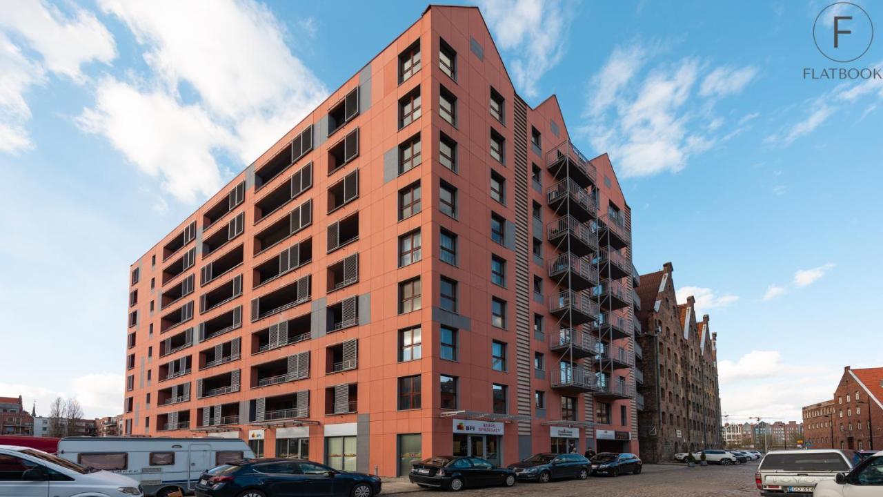 גדנסק Flatbook Apartments Waterlane Island Spa With Riverview מראה חיצוני תמונה